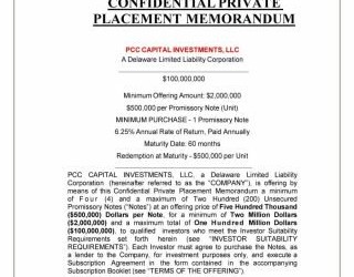 investor-solicitation-offering-document