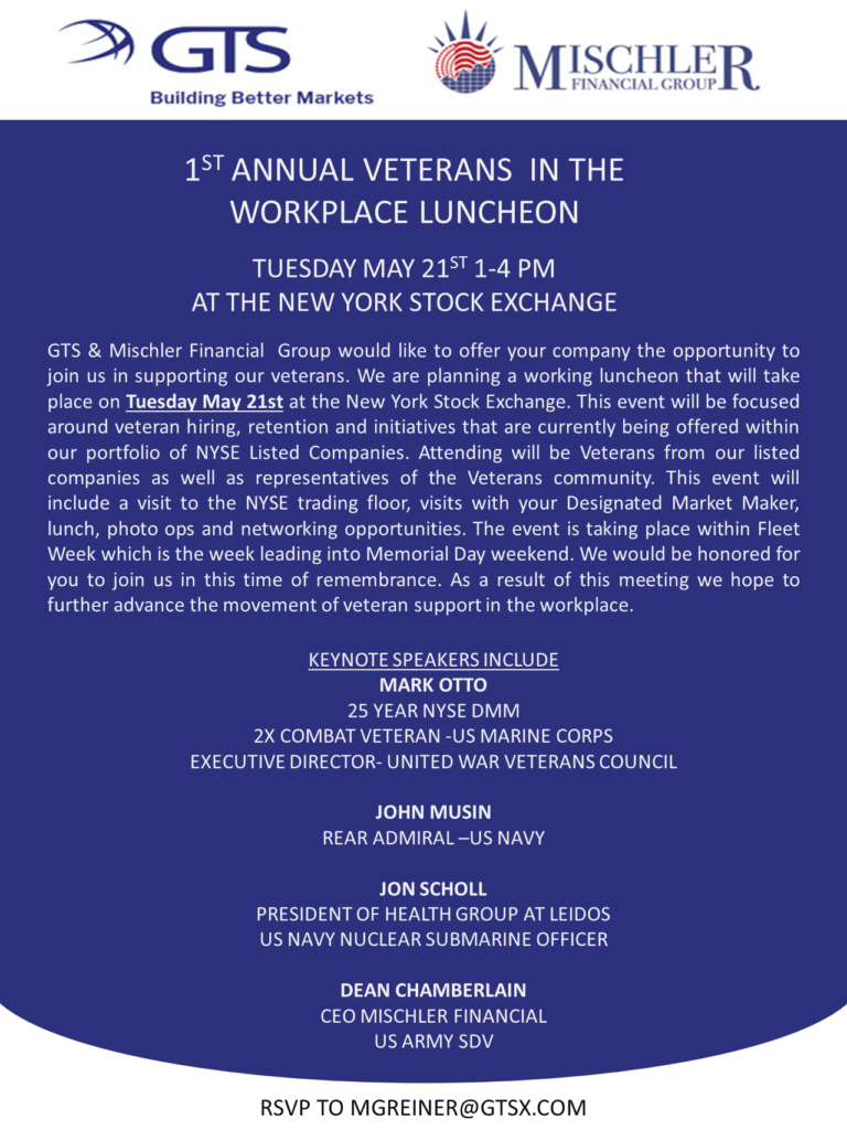 gts-mischler veterans-in-workplace luncheon-nyse